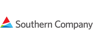 Southern Company logo with triangle icon on transparent background