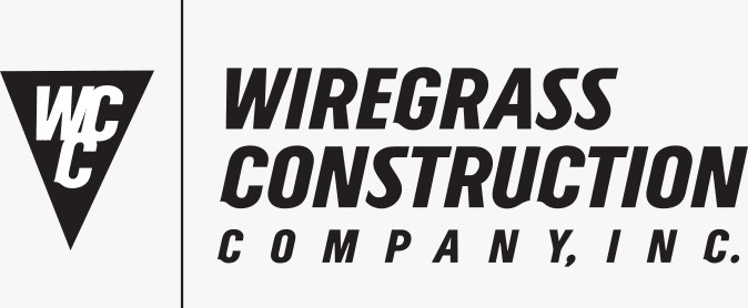Wiregrass Construction Company black and white corporate logo